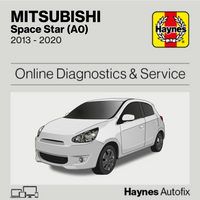 Mitsubishi Space Star (A0) 2013 to 2020 Haynes Online Diagnostics & Service Guide