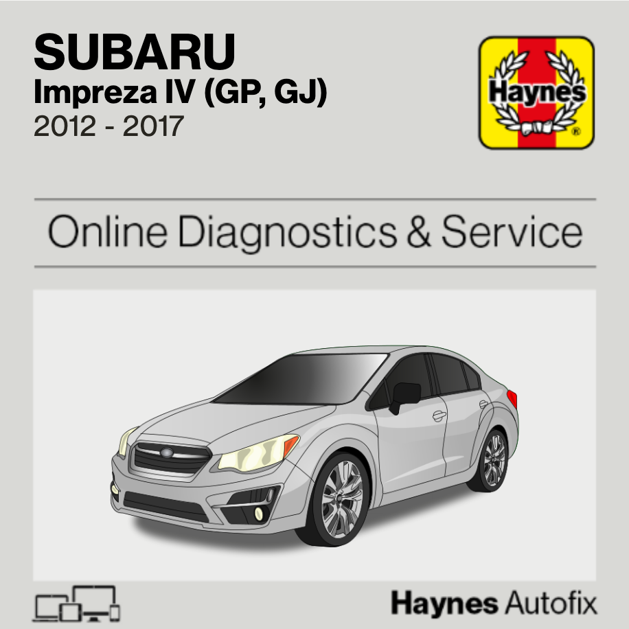 Subaru Impreza IV (GP, GJ) 2012 to 2017 Haynes Online Diagnostics & Service Guide