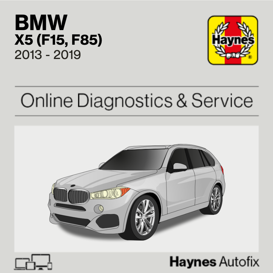 BMW X5 (F15, F85) 2013 to 2019 Haynes Online Diagnostics & Service Guide