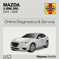 Mazda 3 (BM, BN) 2014 to 2018 Haynes Online Diagnostics & Service Guide