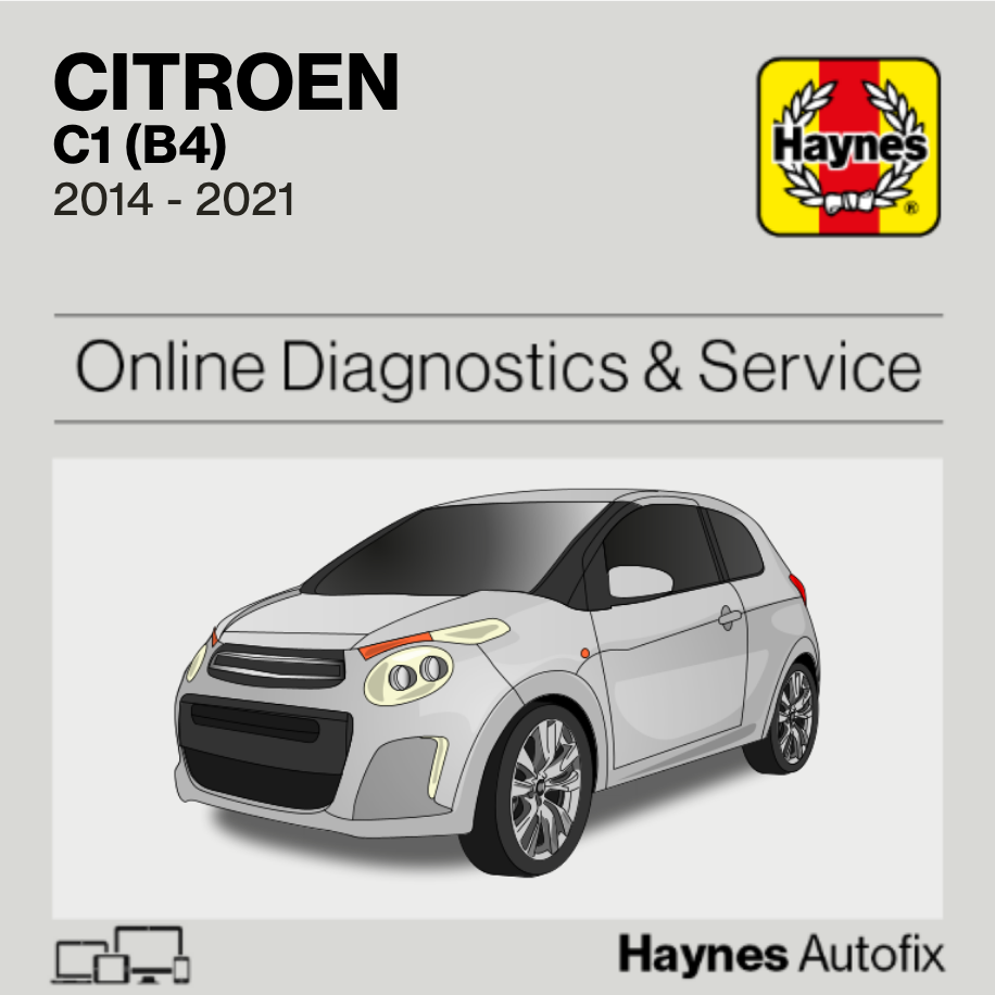 Citroen C1 (B4) 2014 to 2021 Haynes Online Diagnostics & Service Guide