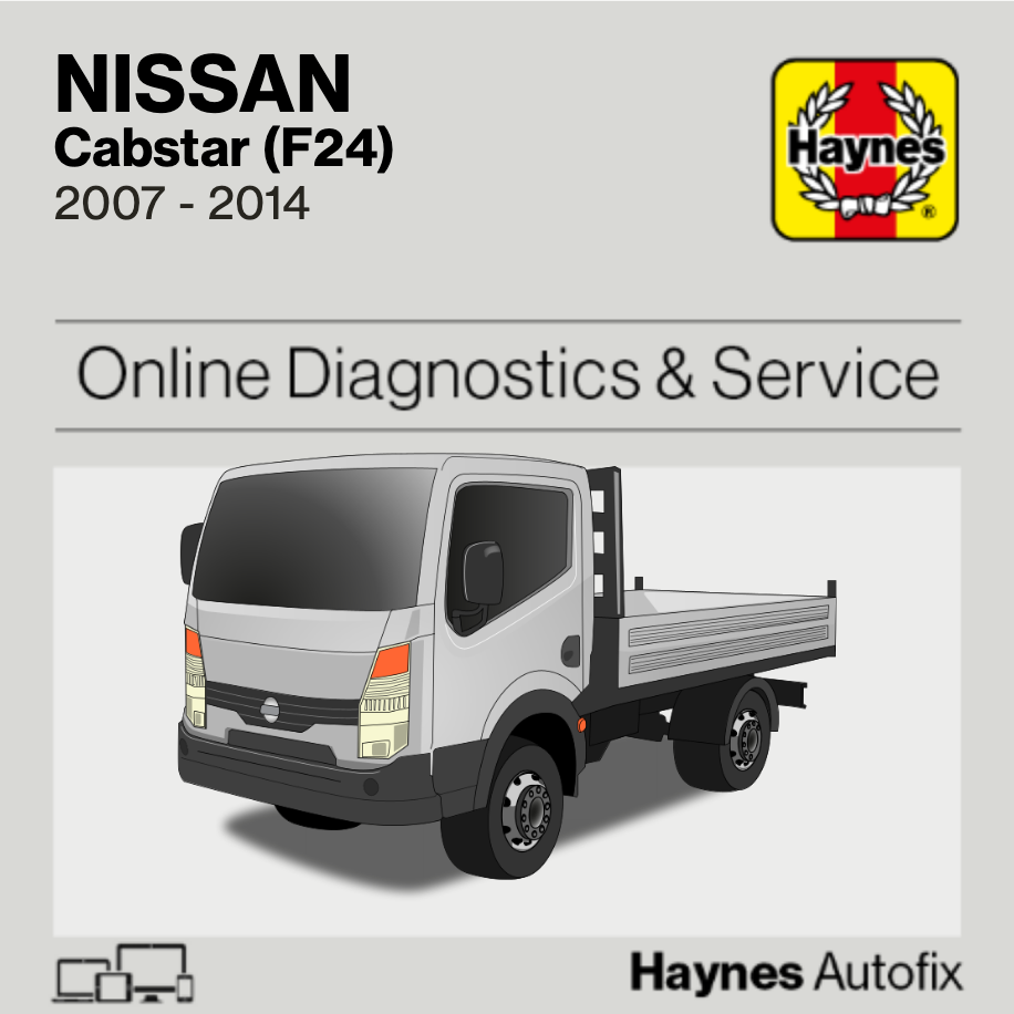 Nissan Cabstar (F24) 2007 to 2014 Haynes Online Diagnostics & Service Guide