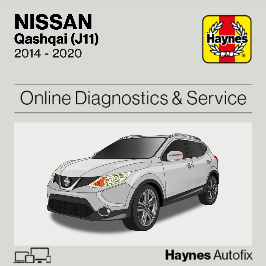 Nissan Qashqai (J11) 2014 to 2020 Haynes Online Diagnostics & Service Guide
