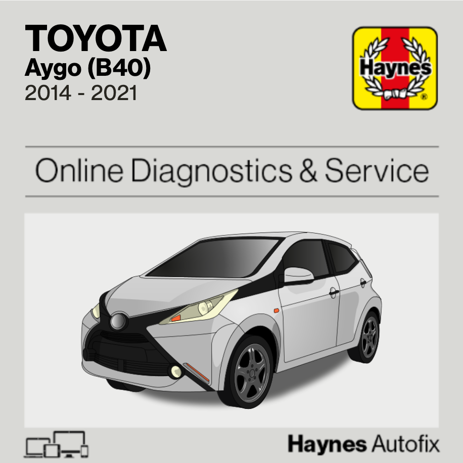 Toyota Aygo (B40) 2014 to 2021 Haynes Online Diagnostics & Service Guide