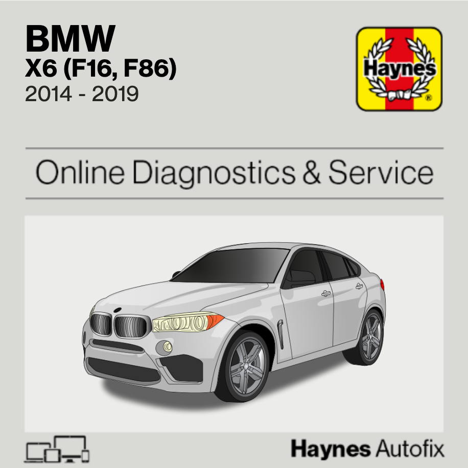 BMW X6 (F16, F86) 2014 to 2019 Haynes Online Diagnostics & Service Guide
