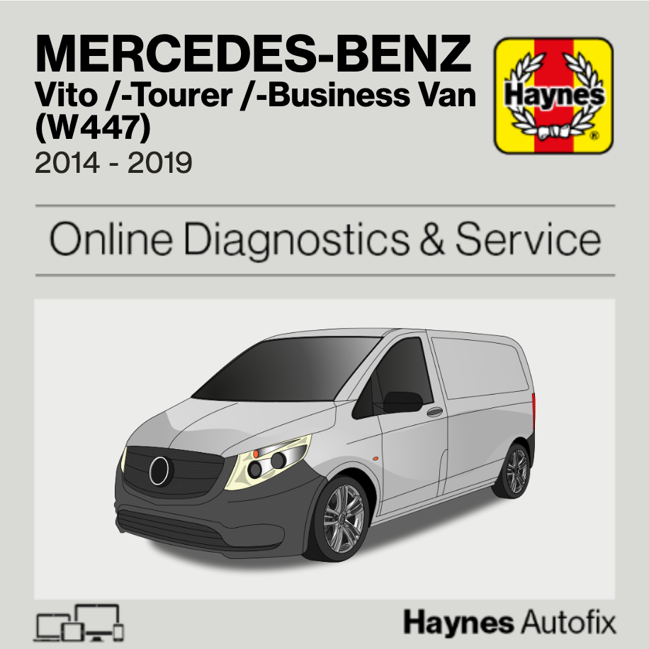 Mercedes-Benz Vito /-Tourer /-Business Van (W447) 2014 to 2019 Haynes Online Diagnostics & Service Guide