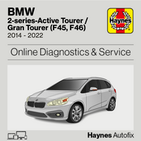 BMW 2-Series-Active Tourer /Gran Tourer (F45, F46) 2014 to 2022 Haynes Online Diagnostics & Service Guide