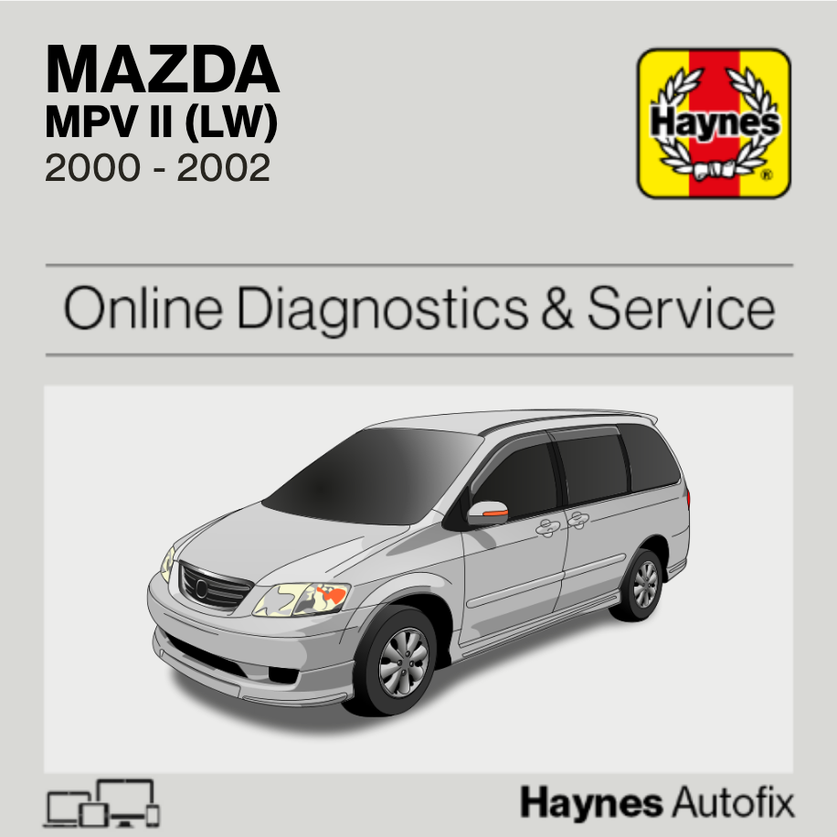 Mazda MPV II (LW) 2000 to 2002 Haynes Online Diagnostics & Service Guide