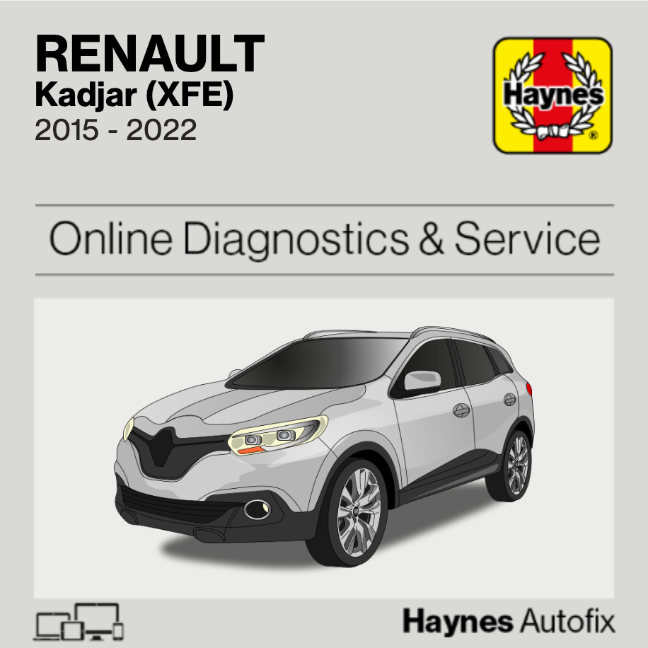 Renault Kadjar (XFE) 2015 to 2022 Haynes Online Diagnostics & Service Guide