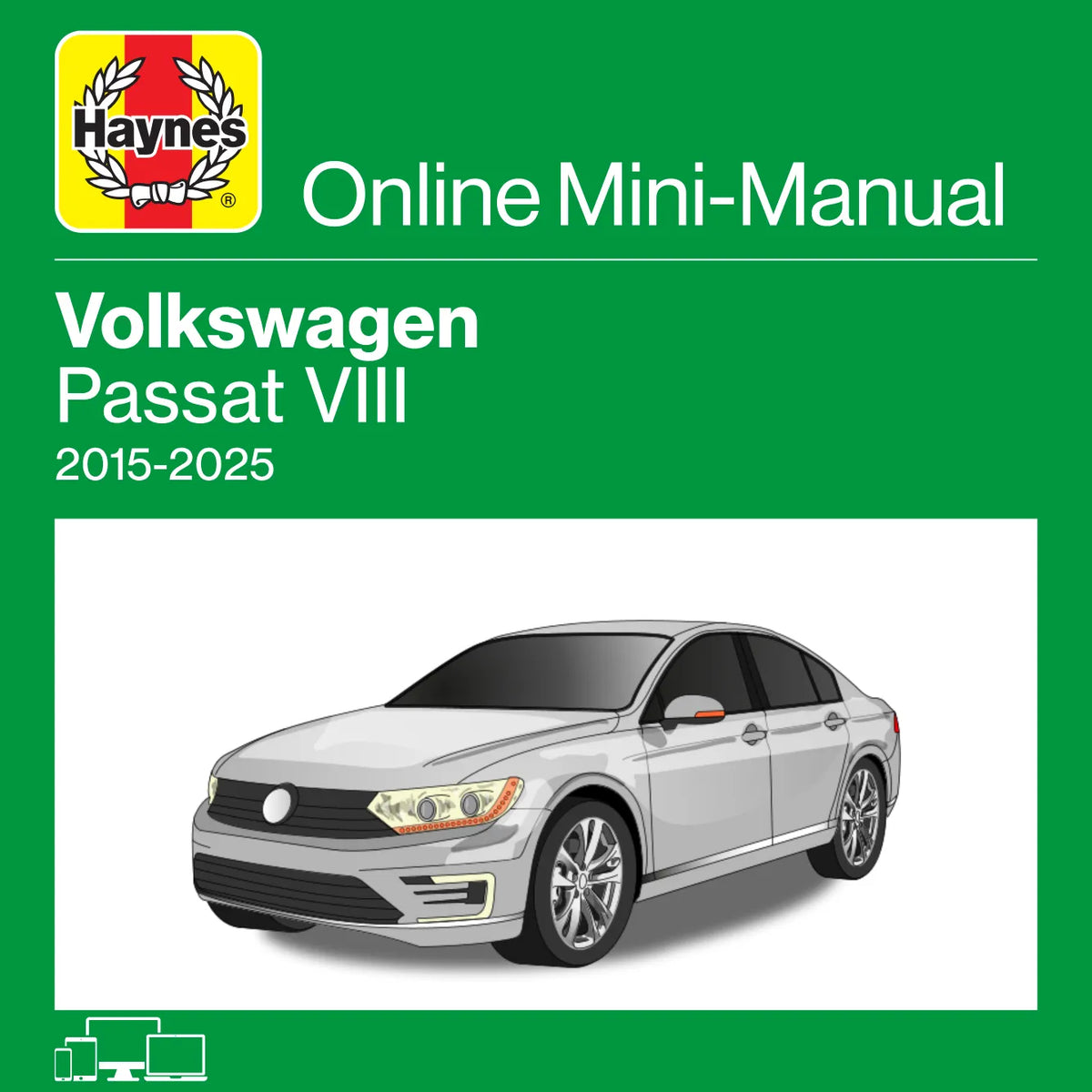 Volkswagen Passat 2015 to 2023 Haynes Online Mini-Manual