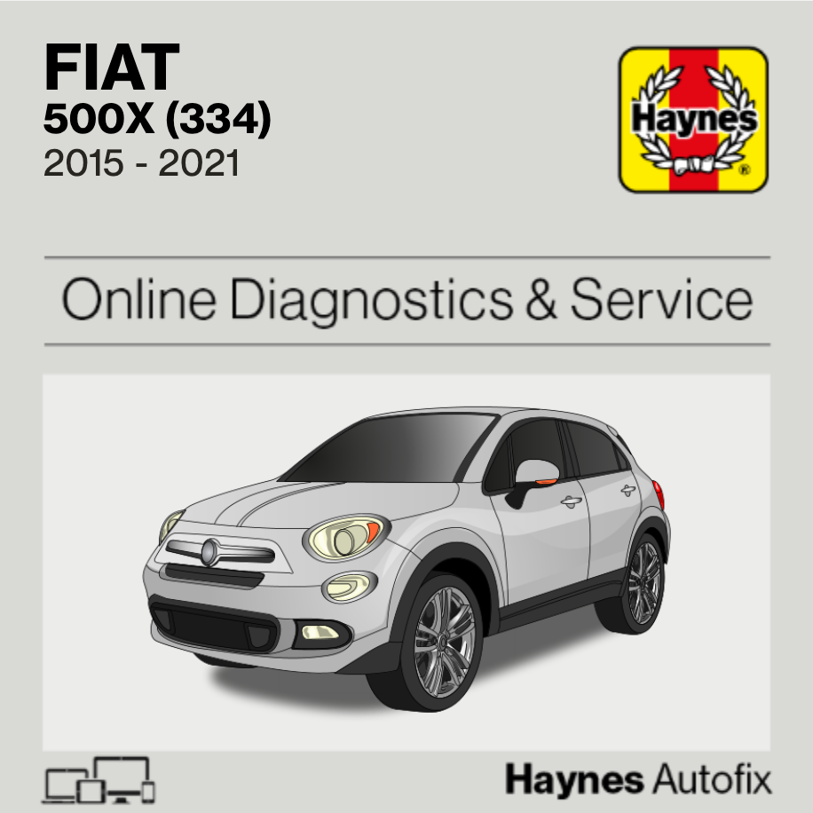 Fiat 500X (334) 2015 to 2021 Haynes Online Diagnostics & Service Guide