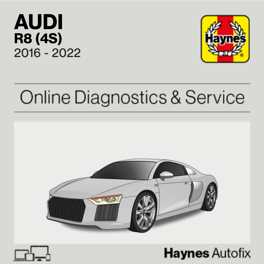 Audi R8 (4S) 2016 to 2022 Haynes Online Diagnostics & Service Guide
