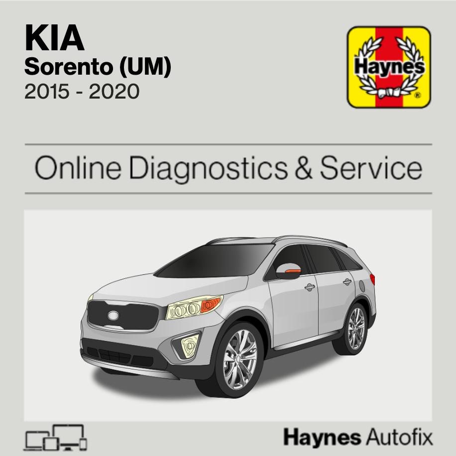 Kia Sorento (UM) 2015 to 2020 Haynes Online Diagnostics & Service Guide