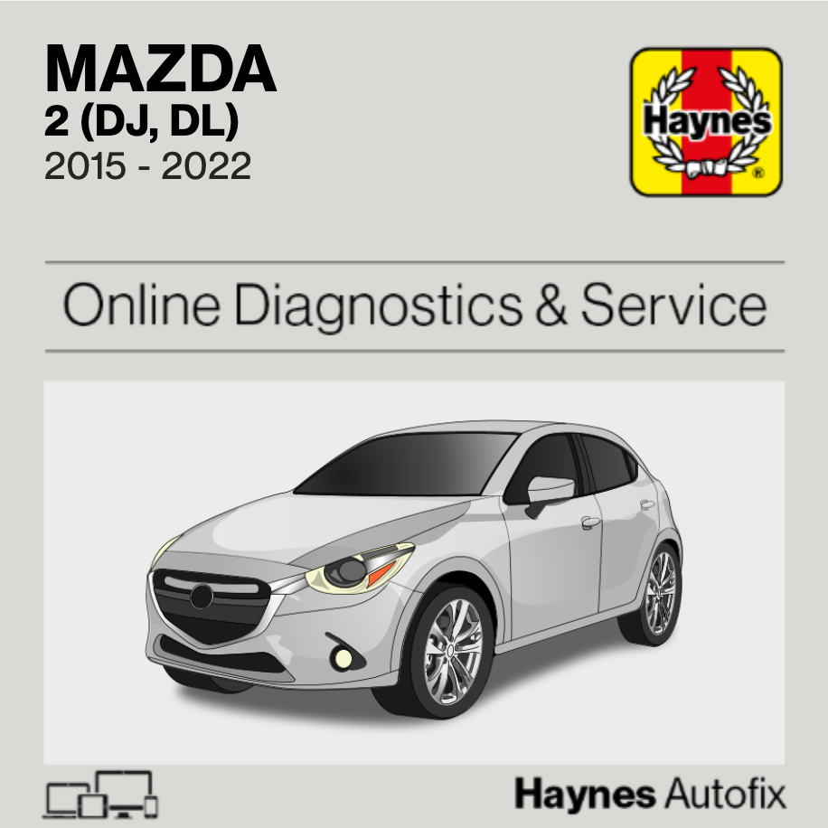 Mazda 2 (DJ, DL) 2015 to 2022 Haynes Online Diagnostics & Service Guide