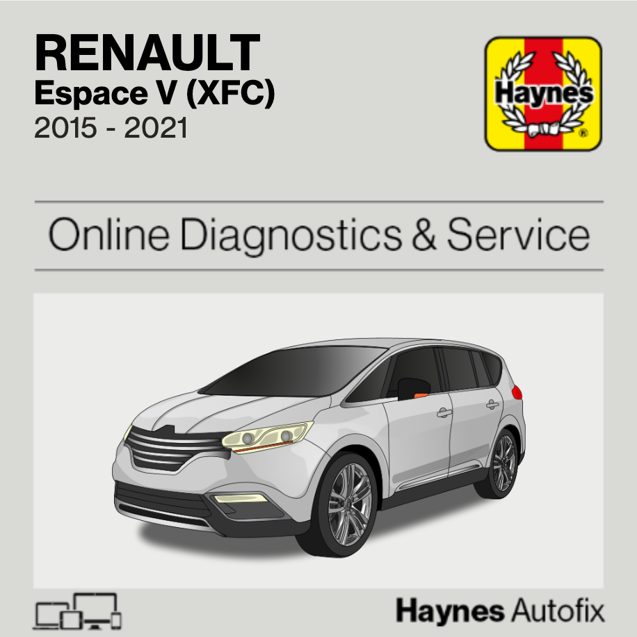 Renault Espace V (XFC) 2015 to 2021 Haynes Online Diagnostics & Service Guide