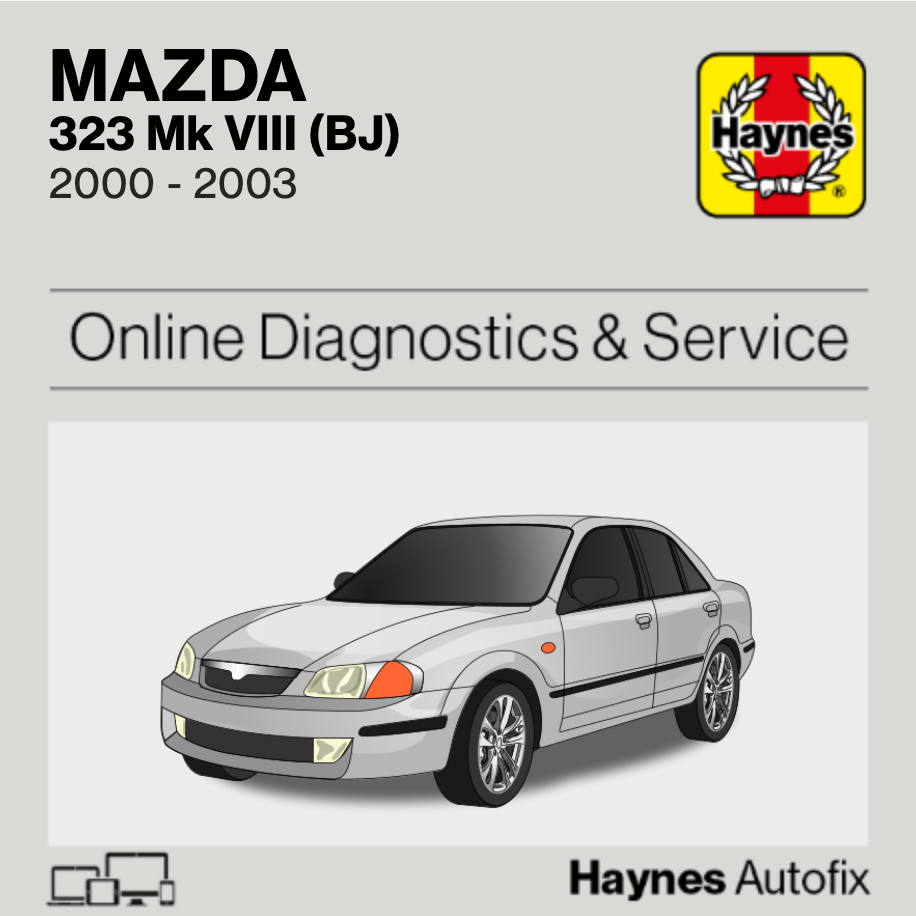 Mazda 323 Mk VIII (BJ) 2000 to 2003 Haynes Online Diagnostics & Service Guide