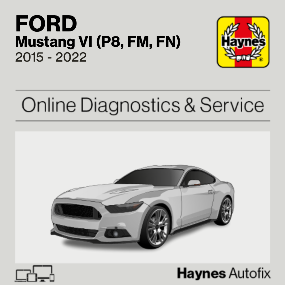 Ford Mustang VI (P8, FM, FN) 2015 to 2022 Haynes Online Diagnostics & Service Guide