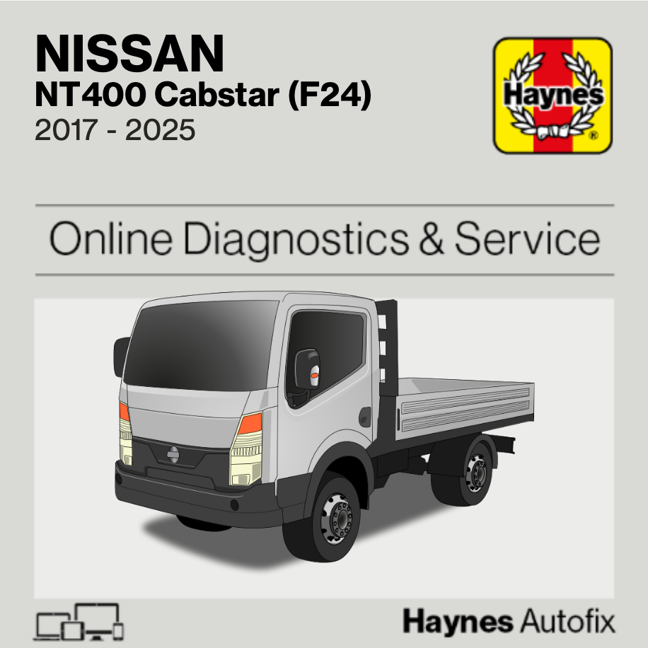 Nissan NT400 Cabstar (F24) 2017 to 2025 Haynes Online Diagnostics & Service Guide