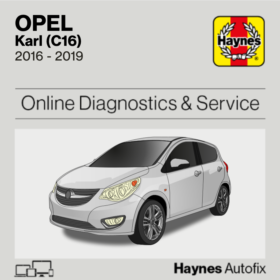 Opel Karl (C16) 2016 to 2019 Haynes Online Diagnostics & Service Guide