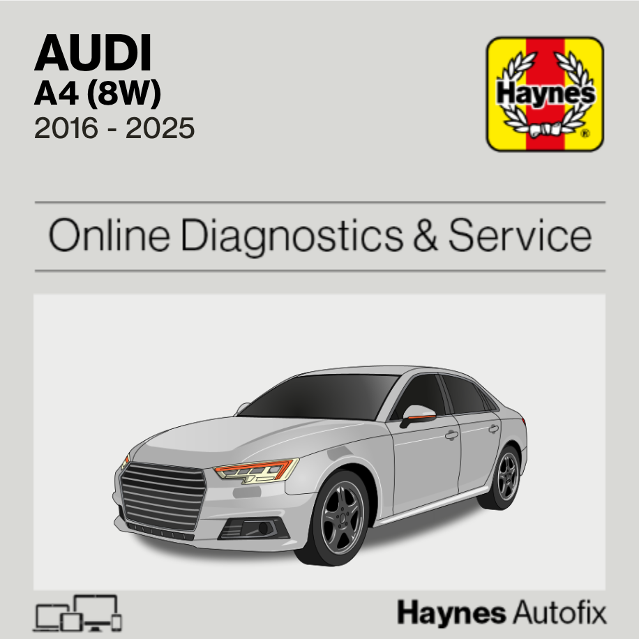 Audi A4 (8W) 2016 to 2025 Haynes Online Diagnostics & Service Guide