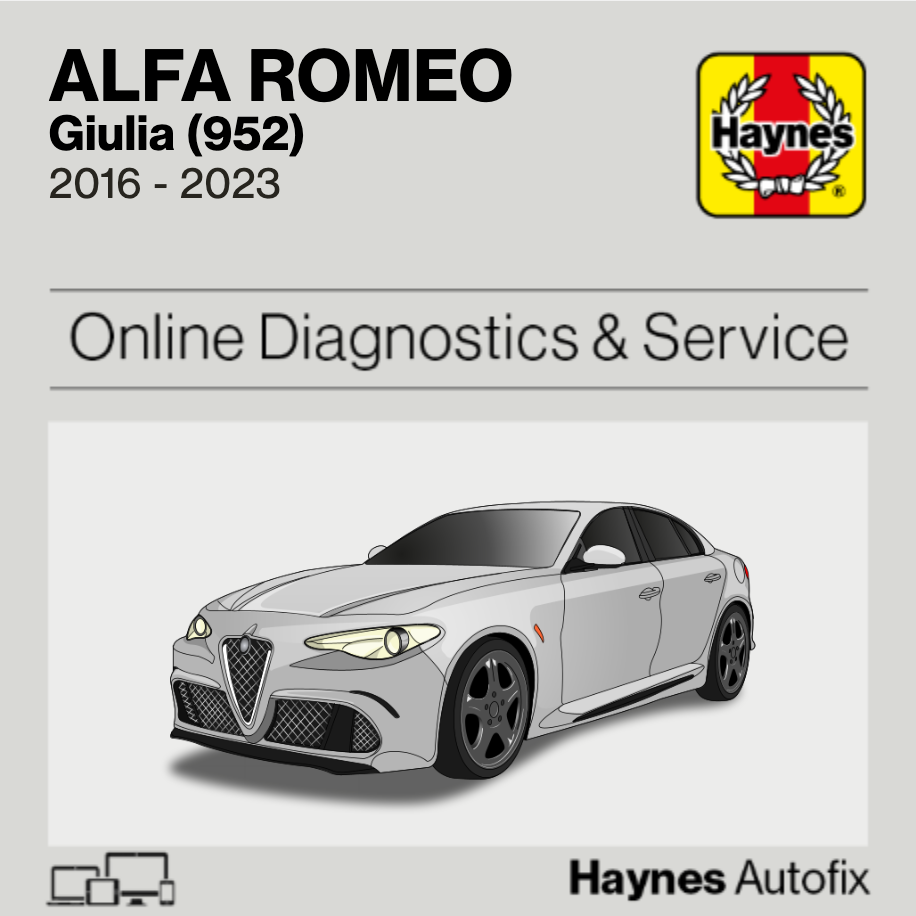 Alfa Romeo Giulia (952) 2016 to 2023 Haynes Online Diagnostics & Service Guide