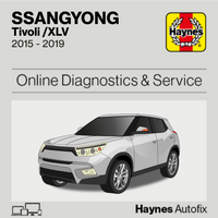 Ssangyong Tivoli /XLV 2015 to 2019 Haynes Online Diagnostics & Service Guide