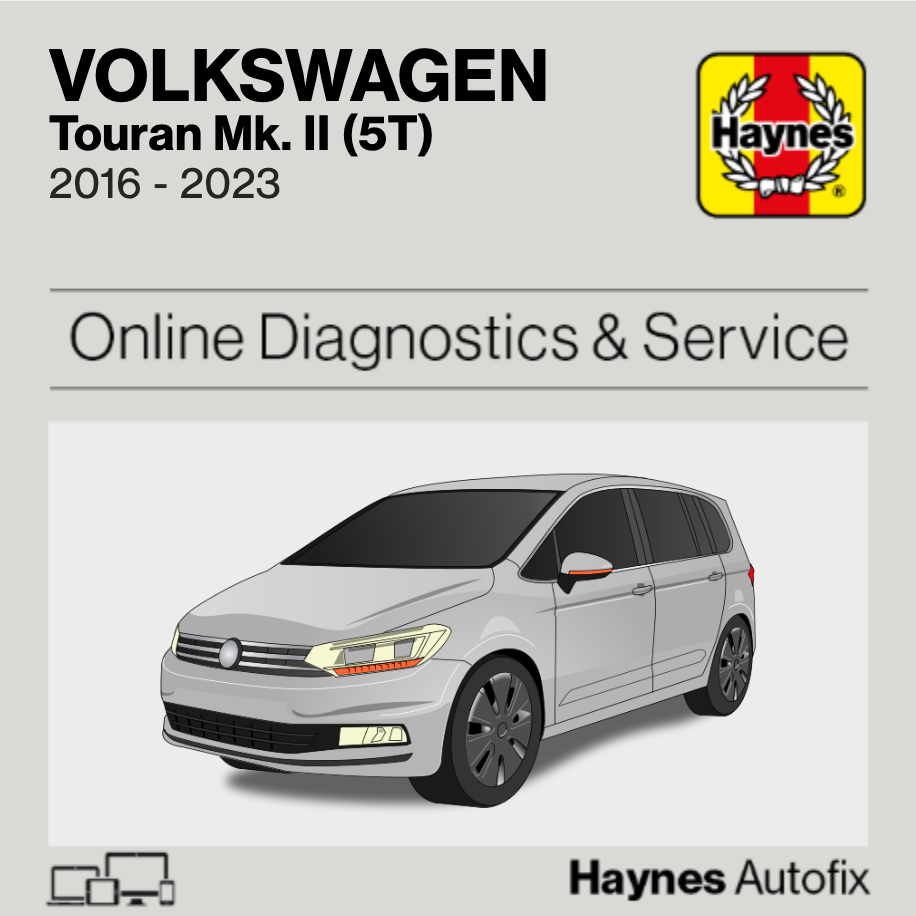 Volkswagen Touran MkII (5T) 2016 to 2023 Haynes Online Diagnostics & Service Guide