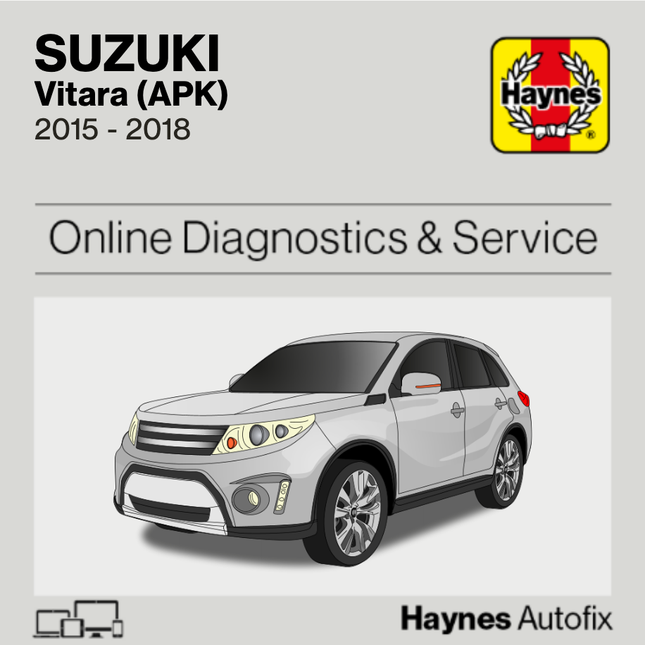 Suzuki Vitara (APK) 2015 to 2018 Haynes Online Diagnostics & Service Guide