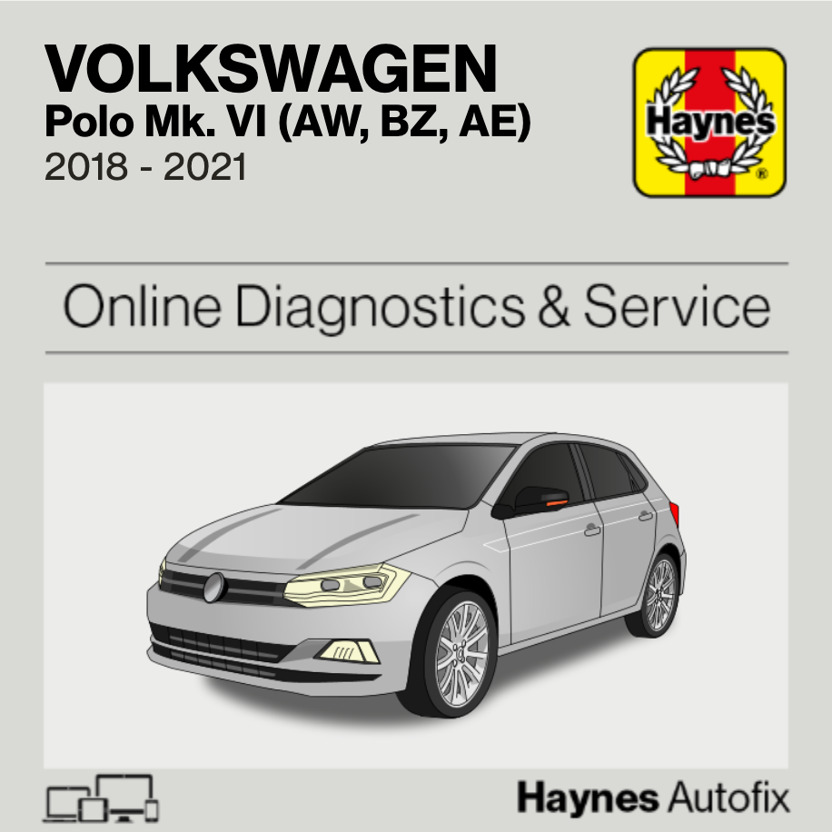 Volkswagen Polo Mk6 (AW, BZ, AE) 2018 to 2021 Haynes Online Diagnostics & Service Guide