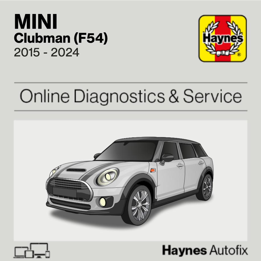 Mini Clubman (F54) 2015 to 2024 Haynes Online Diagnostics & Service Guide