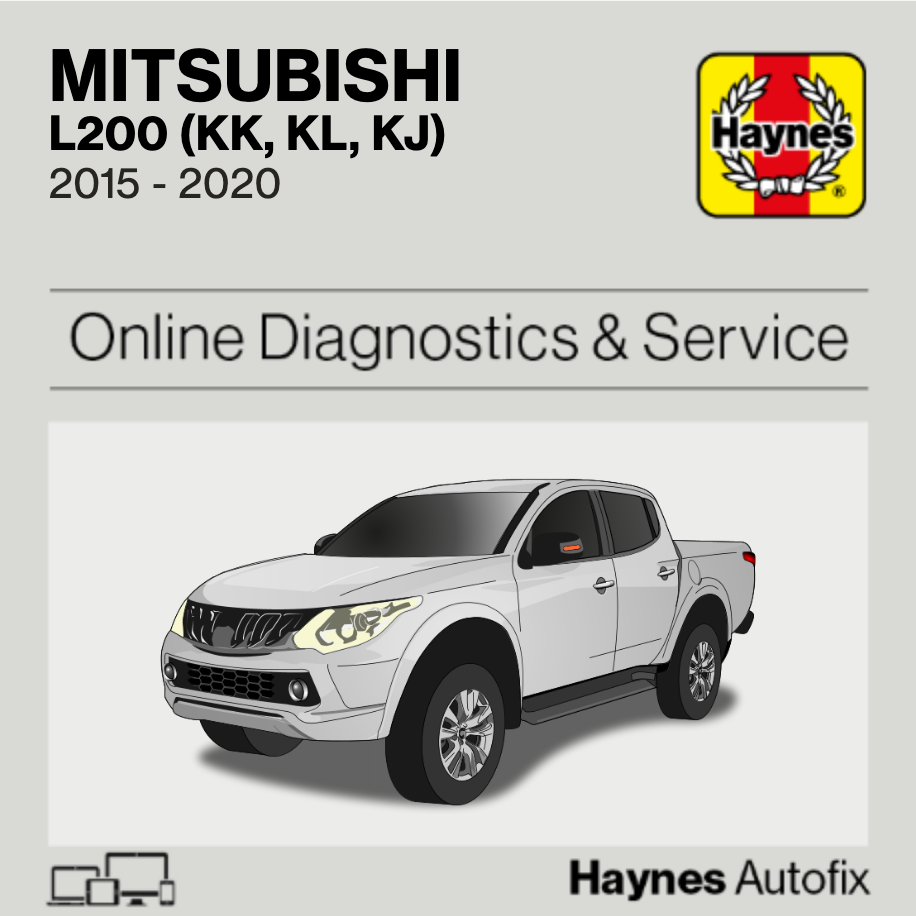 Mitsubishi L200 (KK, KL, KJ) 2015 to 2020 Haynes Online Diagnostics & Service Guide