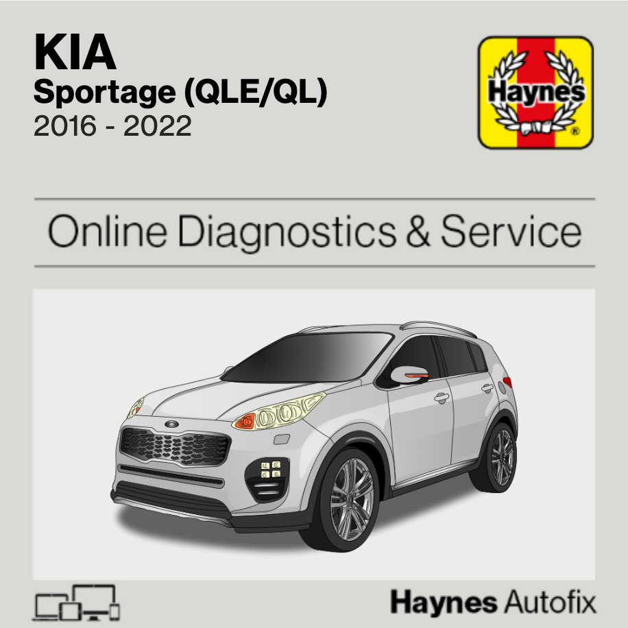 Kia Sportage (QLE/QL) 2016 to 2022 Haynes Online Diagnostics & Service Guide
