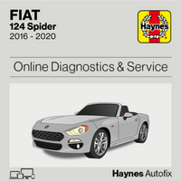 Fiat 124 Spider 2016 to 2020 Haynes Online Diagnostics & Service Guide