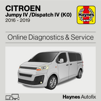 Citroen Jumpy IV /Dispatch IV (K0) 2016 to 2019 Haynes Online Diagnostics & Service Guide