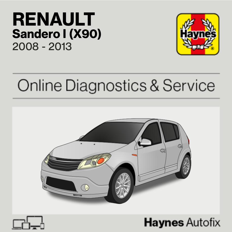 Renault Sandero I (X90) 2008 to 2013 Haynes Online Diagnostics & Service Guide