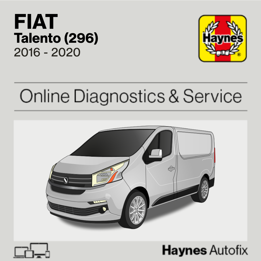 Fiat Talento (296) 2016 to 2020 Haynes Online Diagnostics & Service Guide
