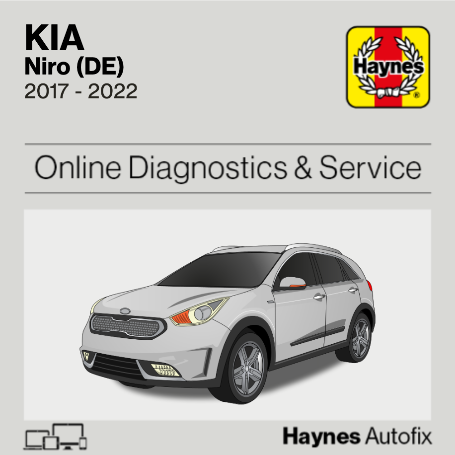 Kia Niro (DE) 2017 to 2022 Haynes Online Diagnostics & Service Guide