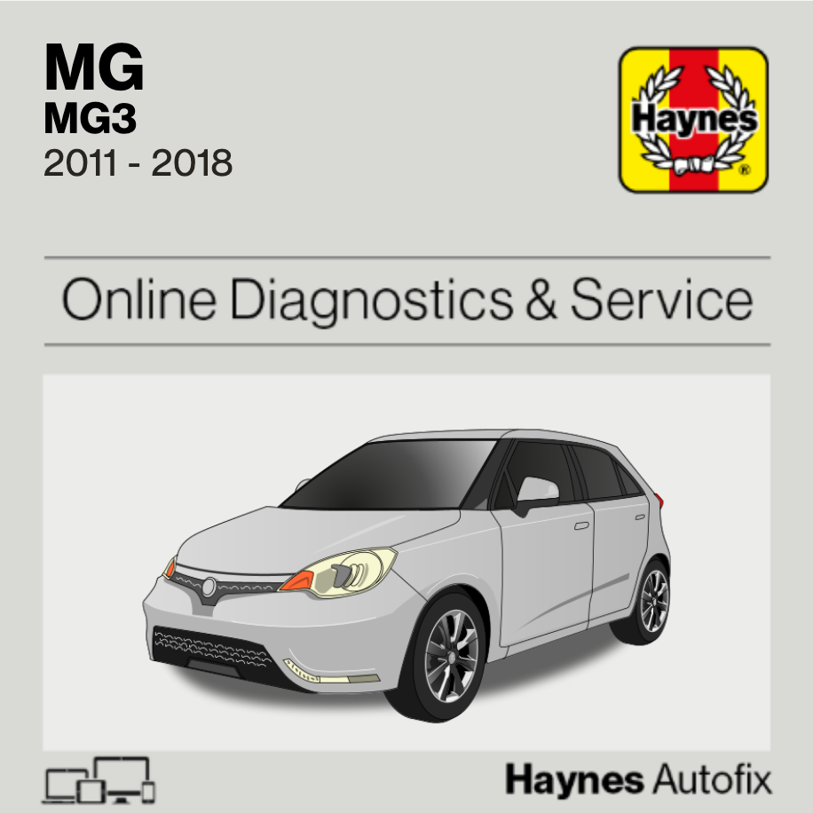 MG MG3 2011 to 2018 Haynes Online Diagnostics & Service Guide