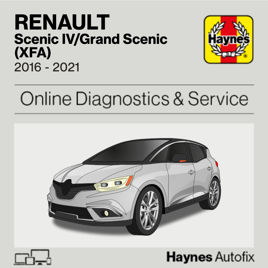 Renault Scenic IV/Grand Scenic (XFA) 2016 to 2021 Haynes Online Diagnostics & Service Guide