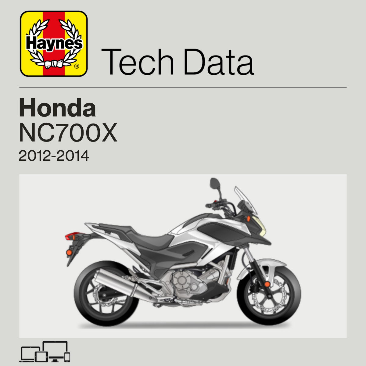 Honda NC700X 2012 to 2014 Haynes Tech Data