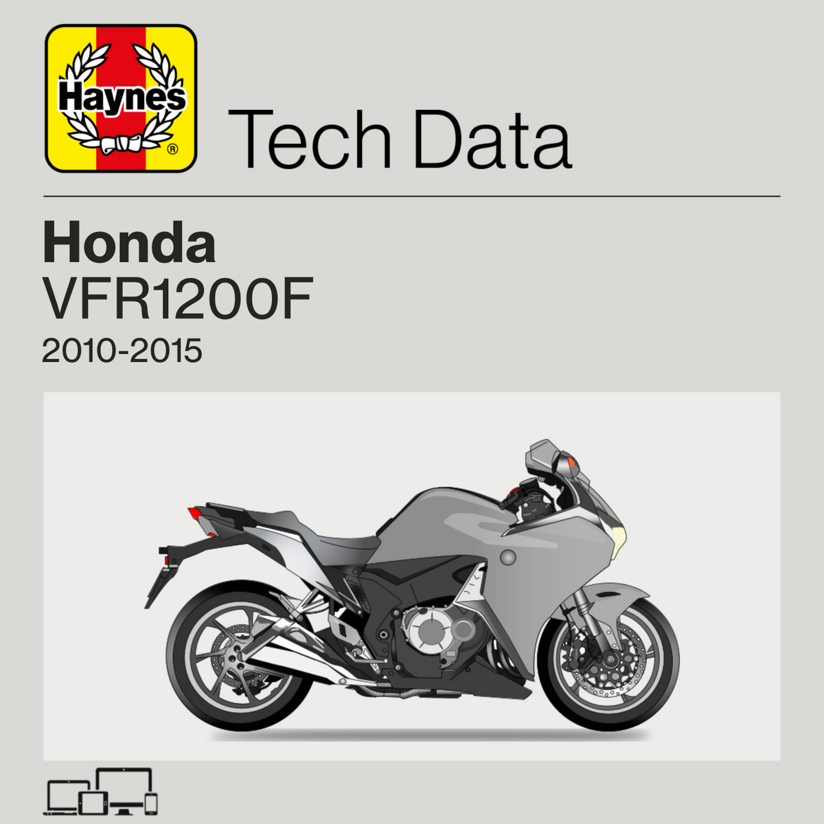 Honda VFR1200F 2010 to 2015 Haynes Tech Data
