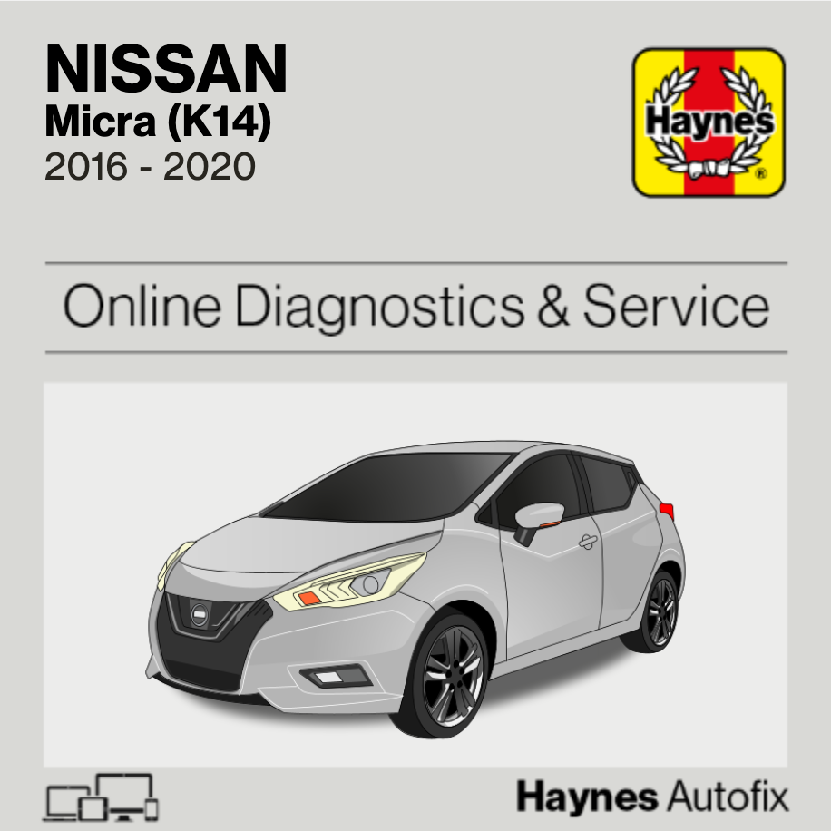 Nissan Micra (K14) 2016 to 2020 Haynes Online Diagnostics & Service Guide