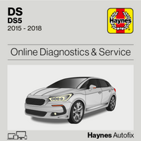 DS DS5 2015 to 2018 Haynes Online Diagnostics & Service Guide