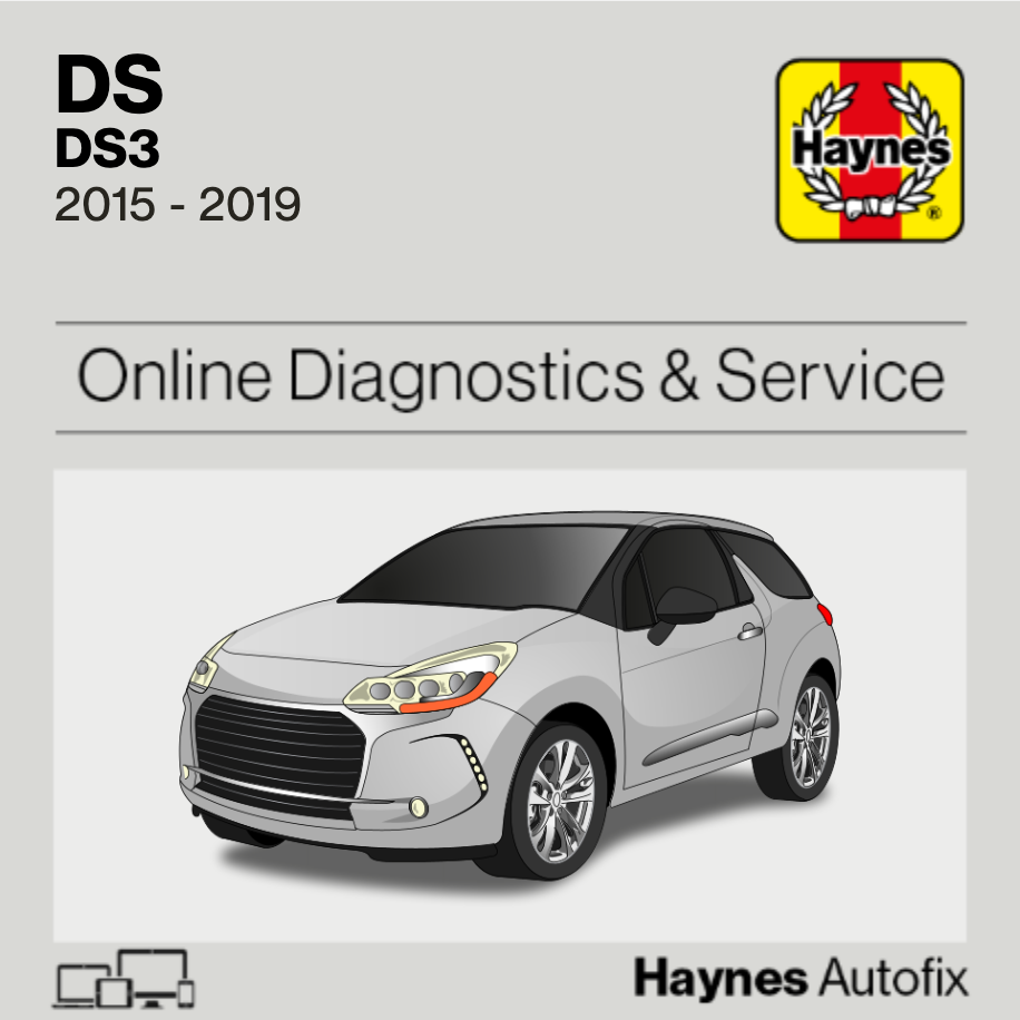 DS DS3 2015 to 2019 Haynes Online Diagnostics & Service Guide
