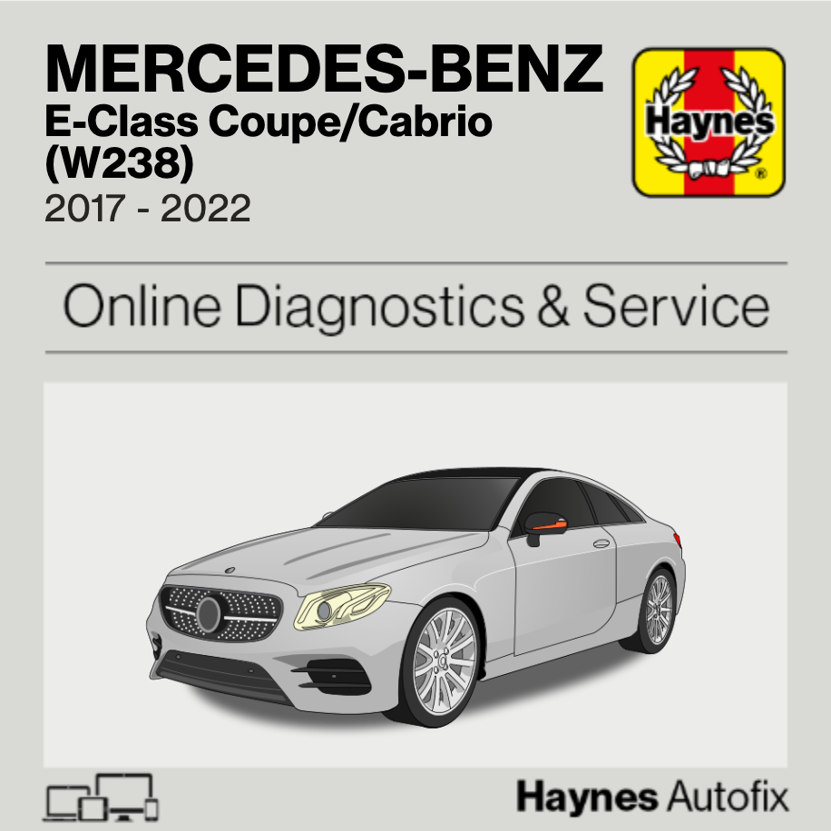 Mercedes-Benz E-Class Coupe/Cabrio (W238) 2017 to 2022 Haynes Online Diagnostics & Service Guide