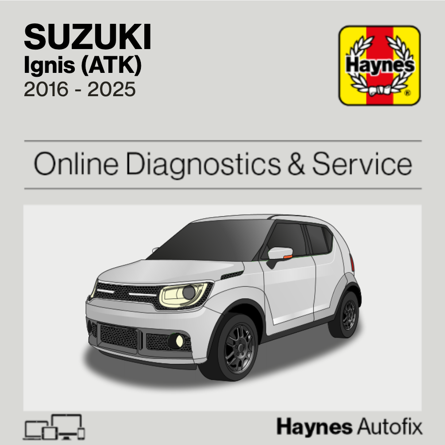 Suzuki Ignis (ATK) 2016 to 2025 Haynes Online Diagnostics & Service Guide