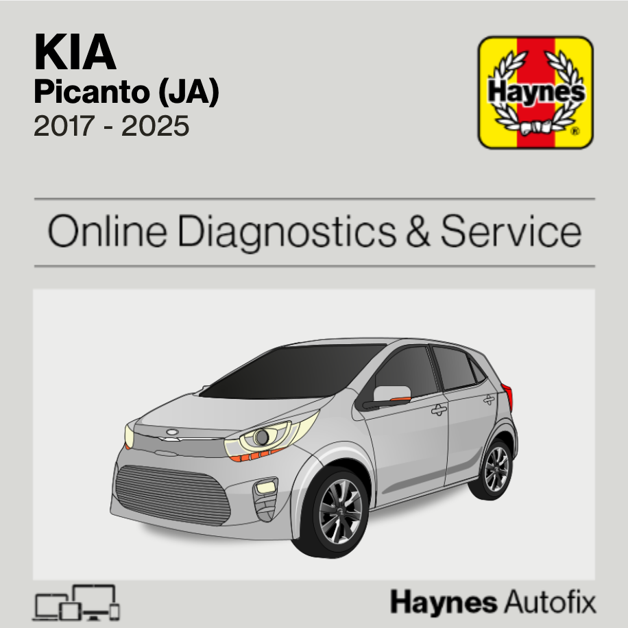 Kia Picanto (JA) 2017 to 2025 Haynes Online Diagnostics & Service Guide