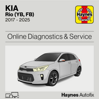 Kia Rio (YB, FB) 2017 to 2025 Haynes Online Diagnostics & Service Guide