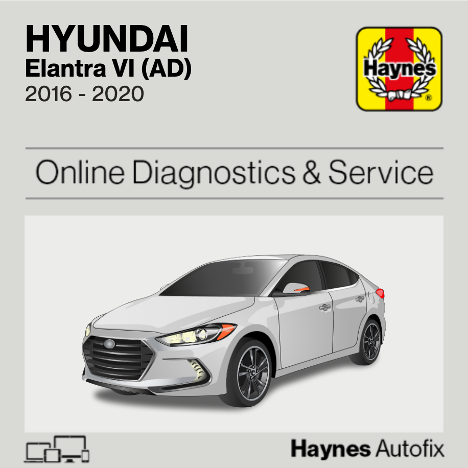 Hyundai Elantra VI (AD) 2016 to 2020 Haynes Online Diagnostics & Service Guide