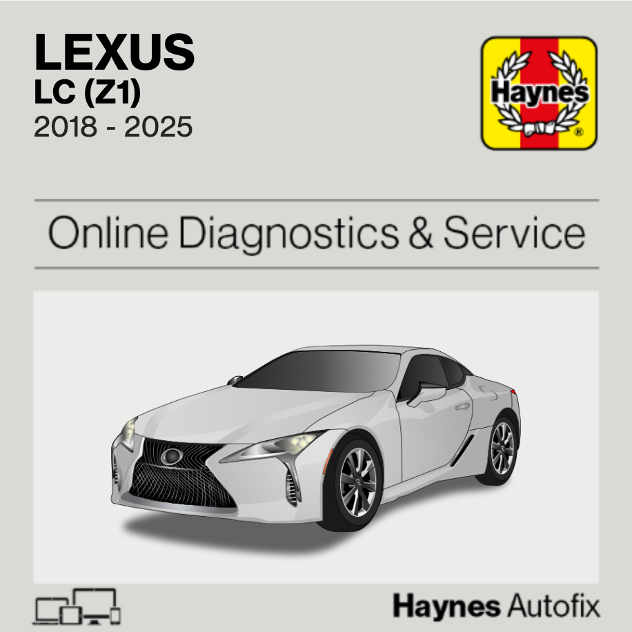 Lexus LC (Z1) 2018 to 2025 Haynes Online Diagnostics & Service Guide